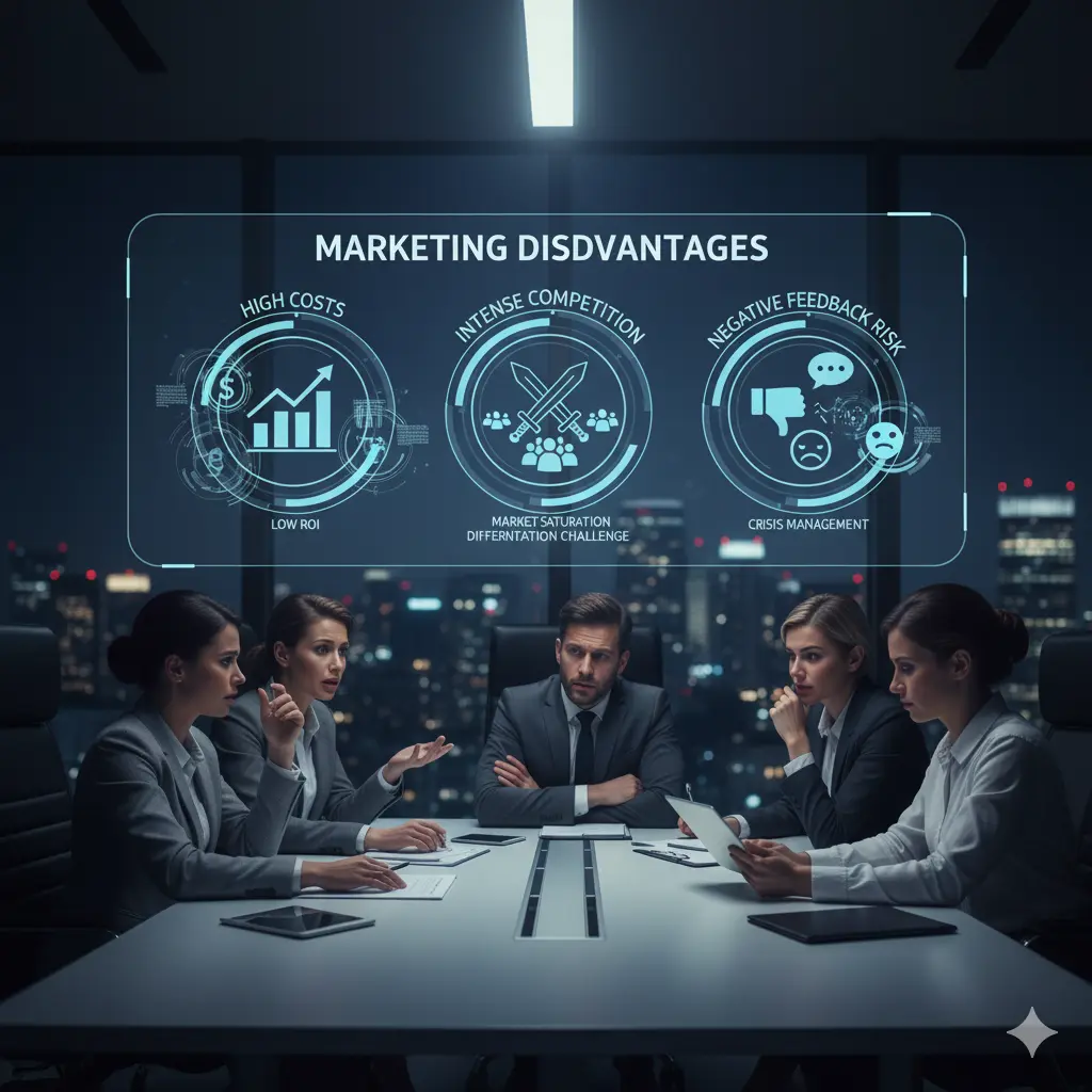 digital marketing
marketing disadvantages