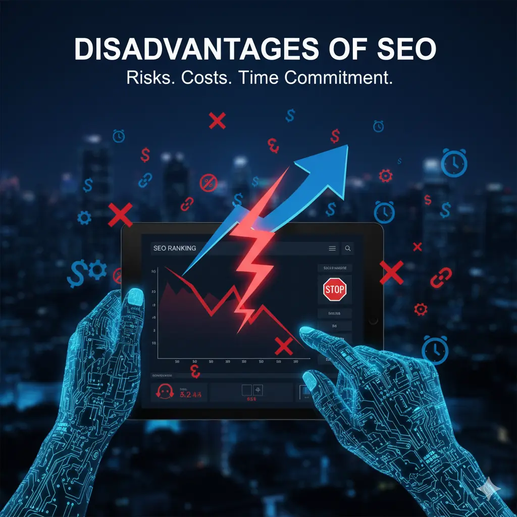 search engine optimization
disadvantages of seo